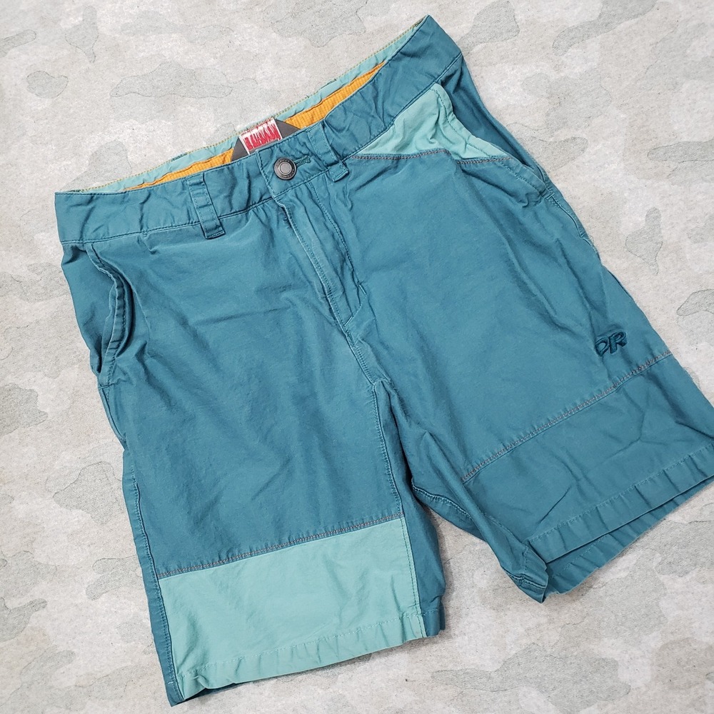 Outdoor Research Shorts Womens 4 Blue Pockets Outdoors - Picture 2 of 14